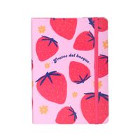 Libreta Artesco Glitter con Liga Berries