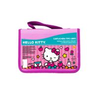 Cartuchera Tip Libro Hello Kitty + Plumones