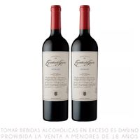 Twopack Vino Tinto Syrah Escorihuela Gascón Botella 750ml