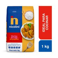 Harina Sin Preparar Nicolini 1kg