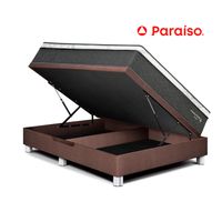 Cama Paraíso Boxet Pocket Star Queen Chocolate