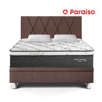 Dormitorio Paraíso Box Paraíso Pocket Star Queen Chocolate