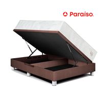 Cama Paraíso Boxet Pocket Max Queen Chocolate