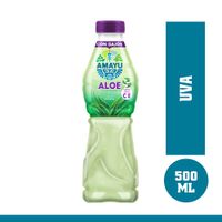 Bebida Amayu Aloe Sabor Uva Botella 500ml