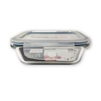 Refractario con Tapa De Vidrio 370ml
