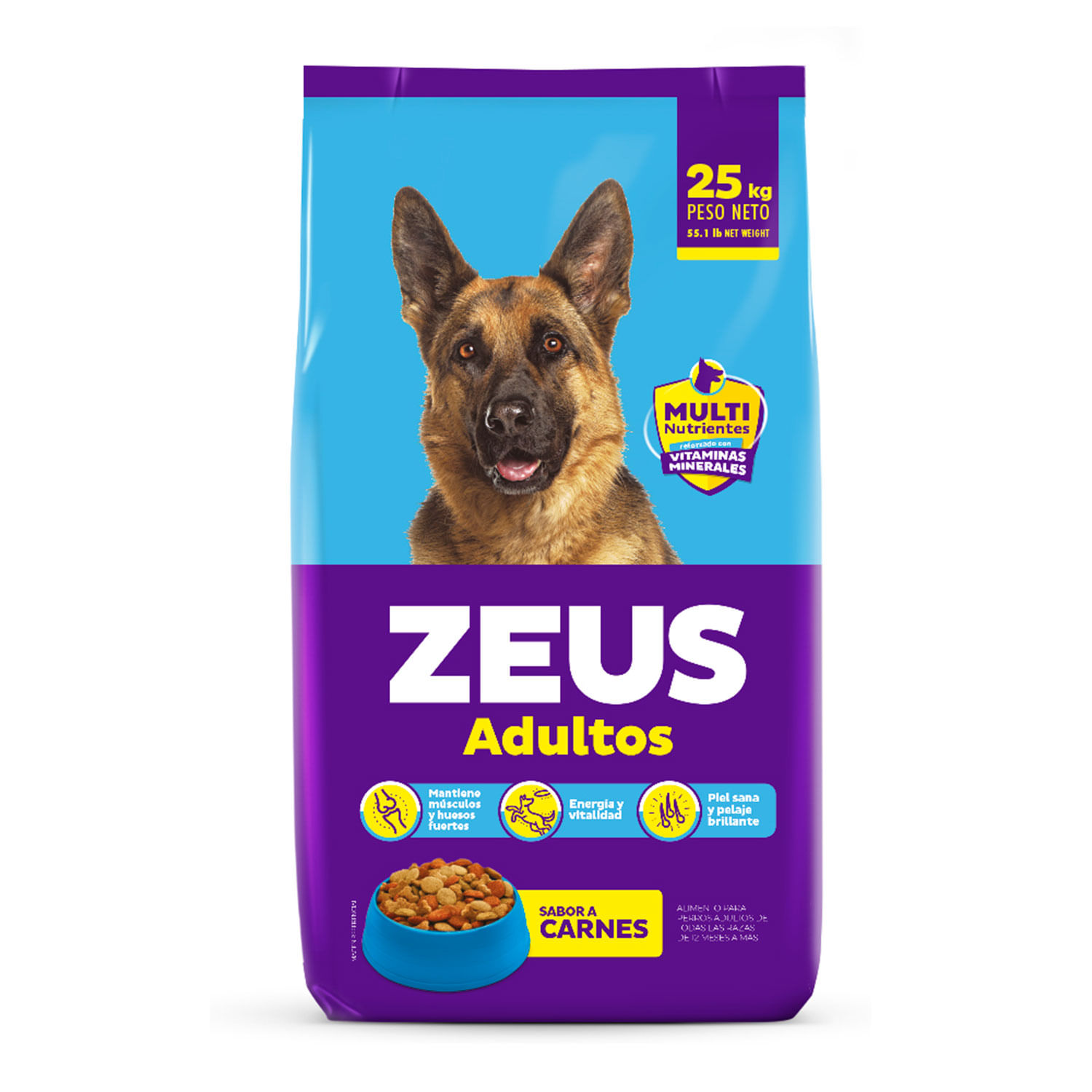 Alimento Zeus Adultos 25Kg
