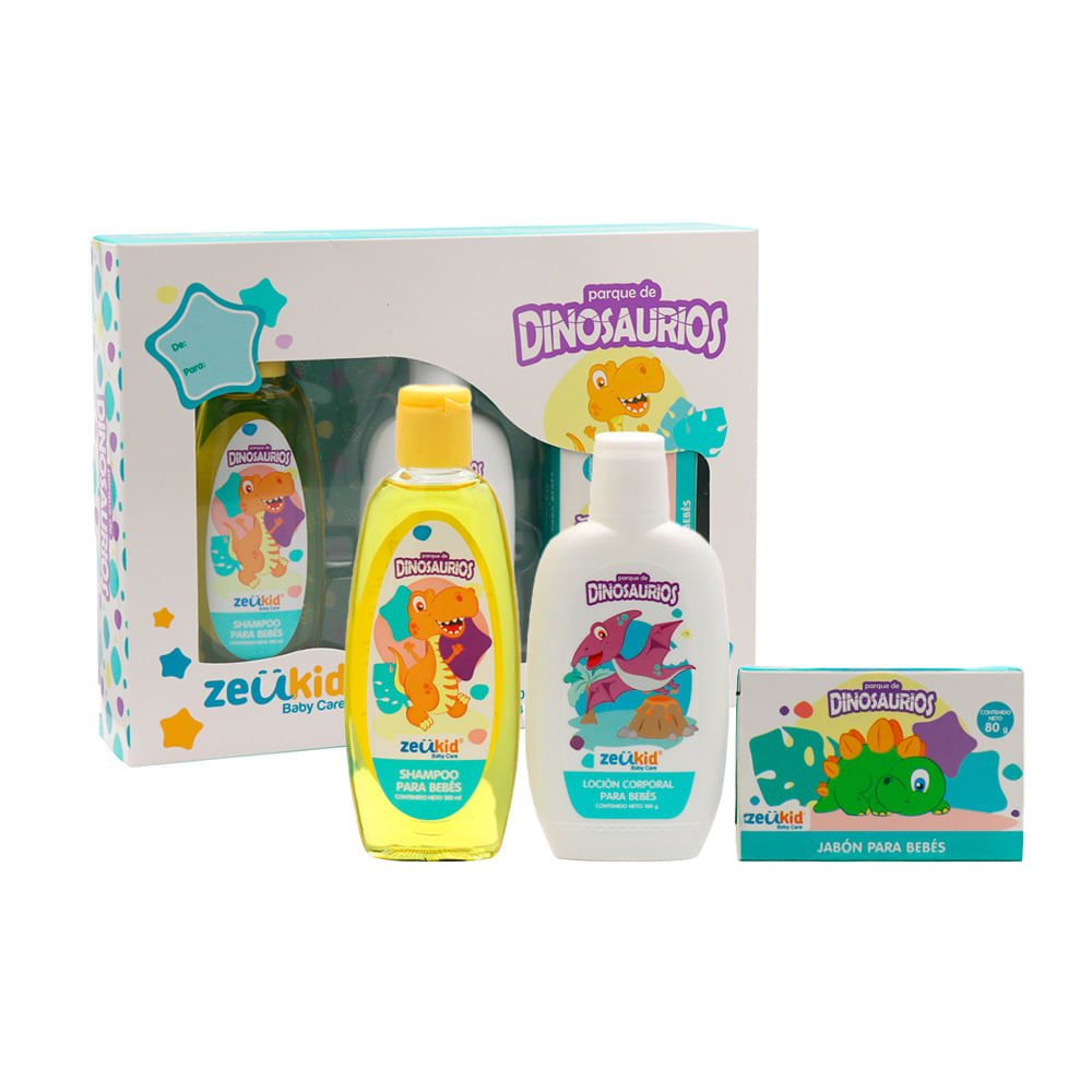 Pack Bebés Zeukid: Shampoo + Loción + Jabón