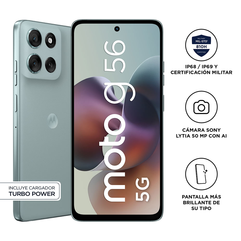 Smartphone Motorola G56 8 + 256GB Gris