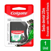 Hilo Dental Colgate Natural Carbón 25m