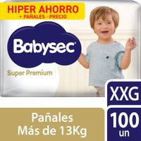 Pañales Babysec Super Premium Talla XXG 100un