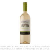Vino Blanco Sauvignon Blanc Reservado Botella 750ml