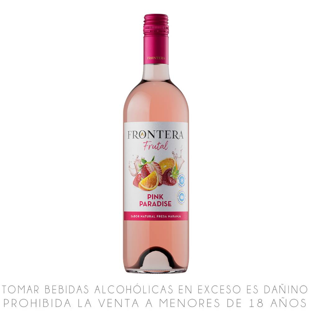 Vino Rosé Frontera Frutal Pink Paradise Botella 750ml