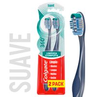 Cepillo de Dientes Colgate 360° Suave 2un