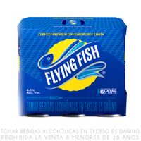 Sixpack Cerveza Flying Fish con Sabor Lima Limón Lata 355ml