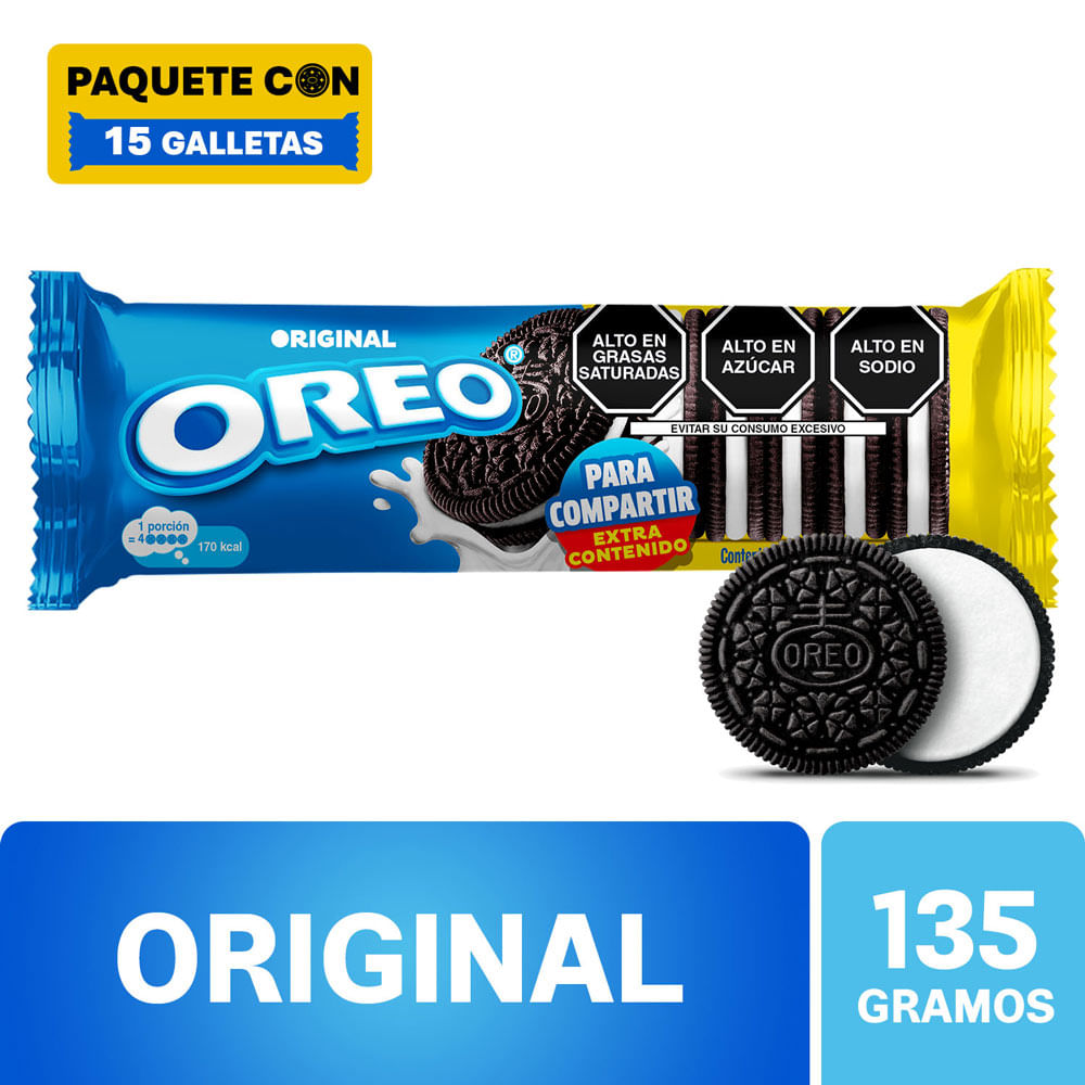Galletas con Crema Oreo Original 135g