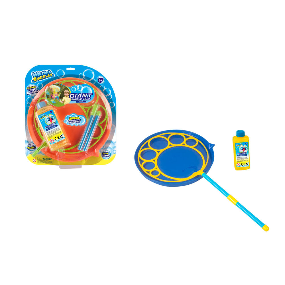 Nuevo Kit Mega Burbujas con 250ml de Burbujas Gigantes Surtido