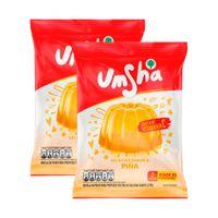 Twopack Gelatina Umsha Sabor Piña 120g