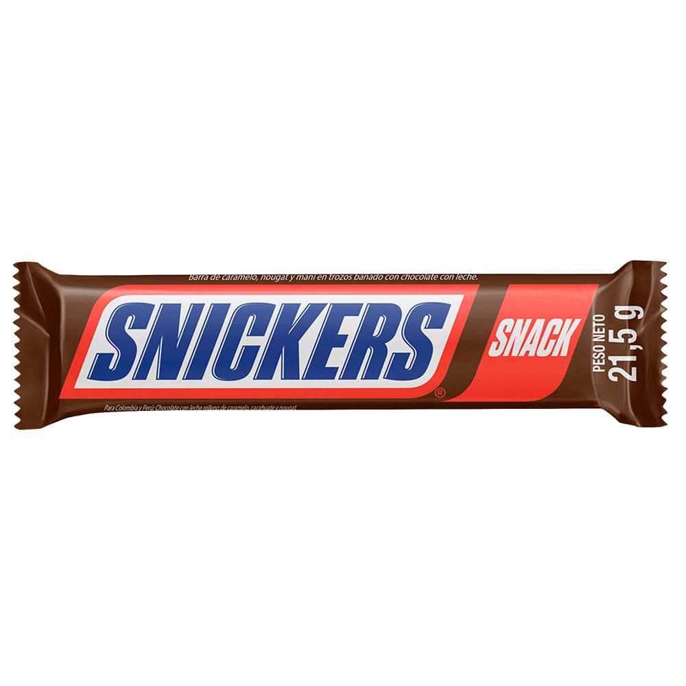 Chocolate Snickers Barra 21.5g