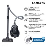 Aspiradora de arrastre 2000W VCC4580V3K/XZS