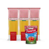 Pack Molitalia: Spaghetti 3un + Salsa Pomarola
