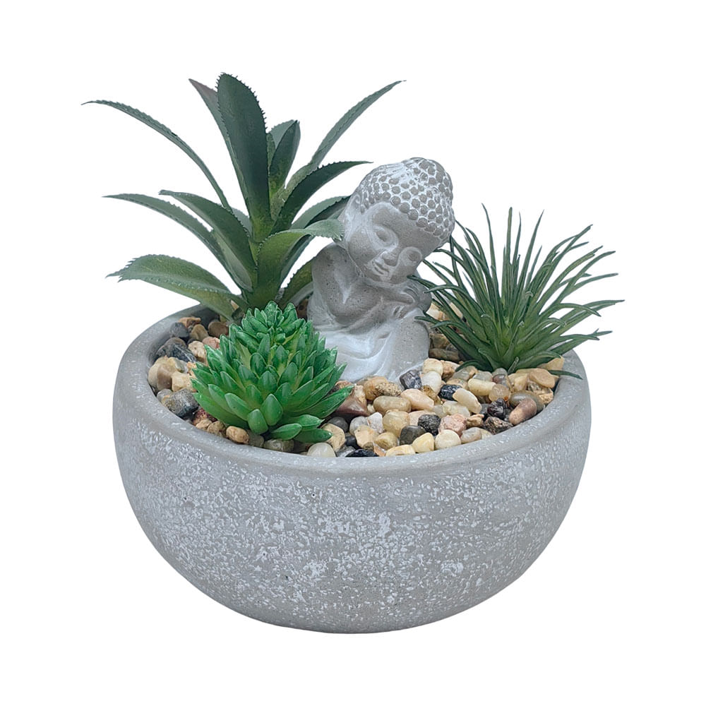 MIX SUCULENTAS CON BUDA 15CM