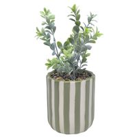 PLANTA ARTIFICIAL MACETA CERAMICA 28CM
