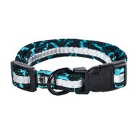 COLLAR REFLECTANTE AZUL L