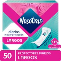 Protectores Diarios Nosotras Largos 50un