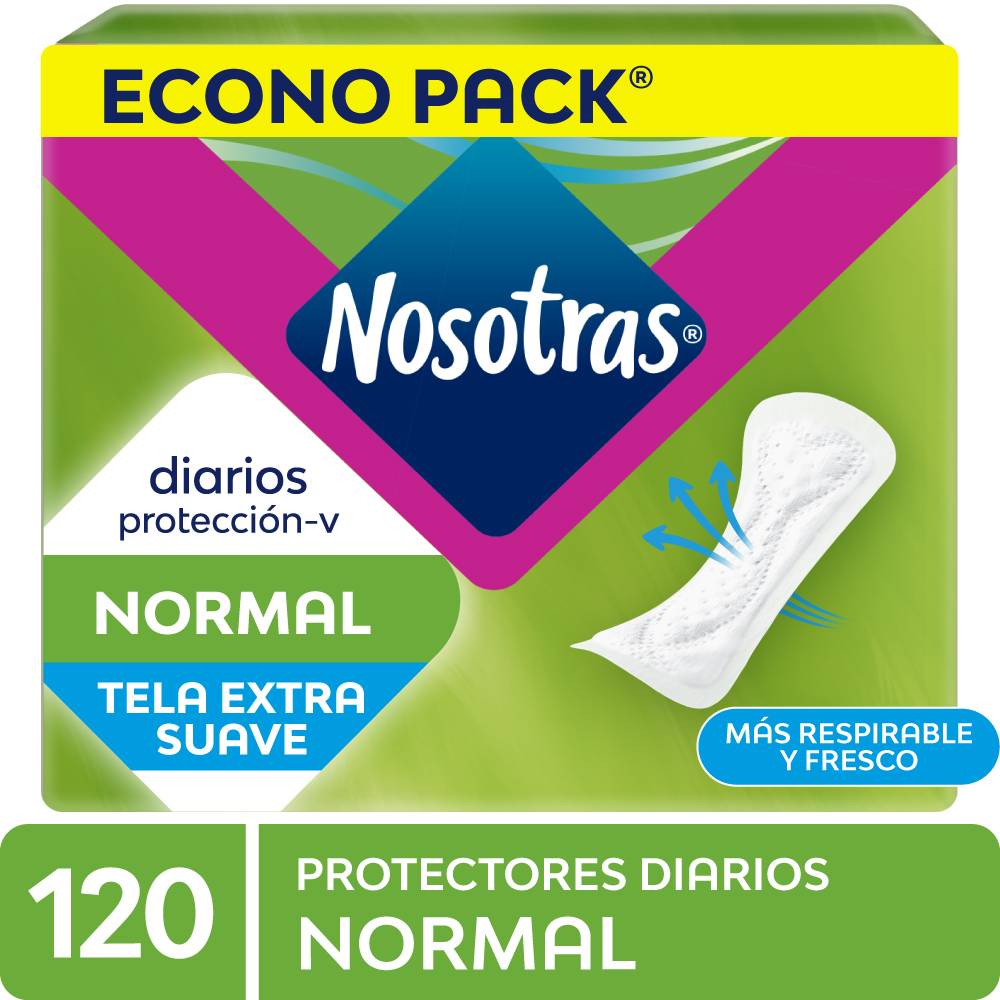 Protectores Diarios Nosotras Normal 120un