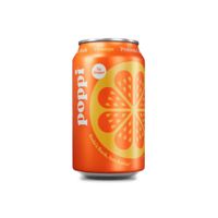 Bebida Prebiótica Gasificada Poppi Orange Lata 355ml
