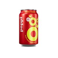 Bebida Prebiótica Gasificada Poppi Cherry  Limeade Lata 355ml