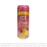Bebida Smirnoff Ice Lemonade Pink Lata 355ml