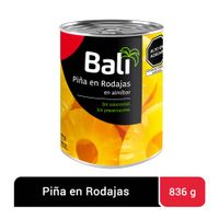 Piña en Rodajas en Almíbar Bali 836g