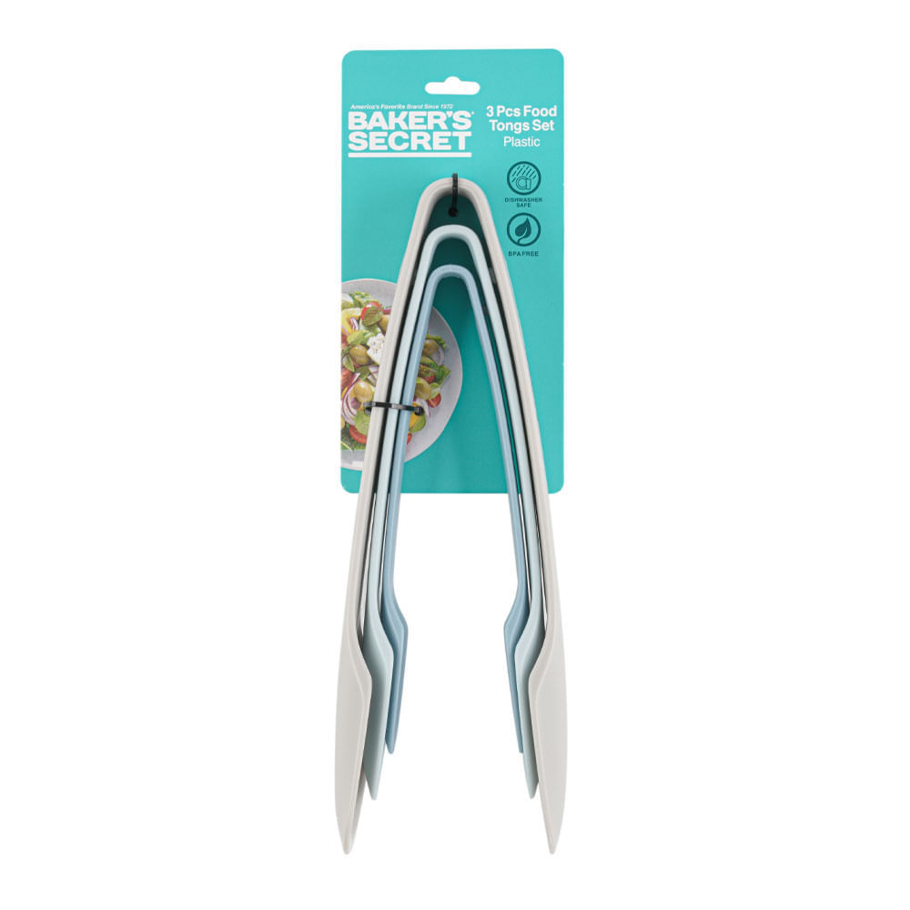 Set de 3 Piezas de Pinzas Baker Secret