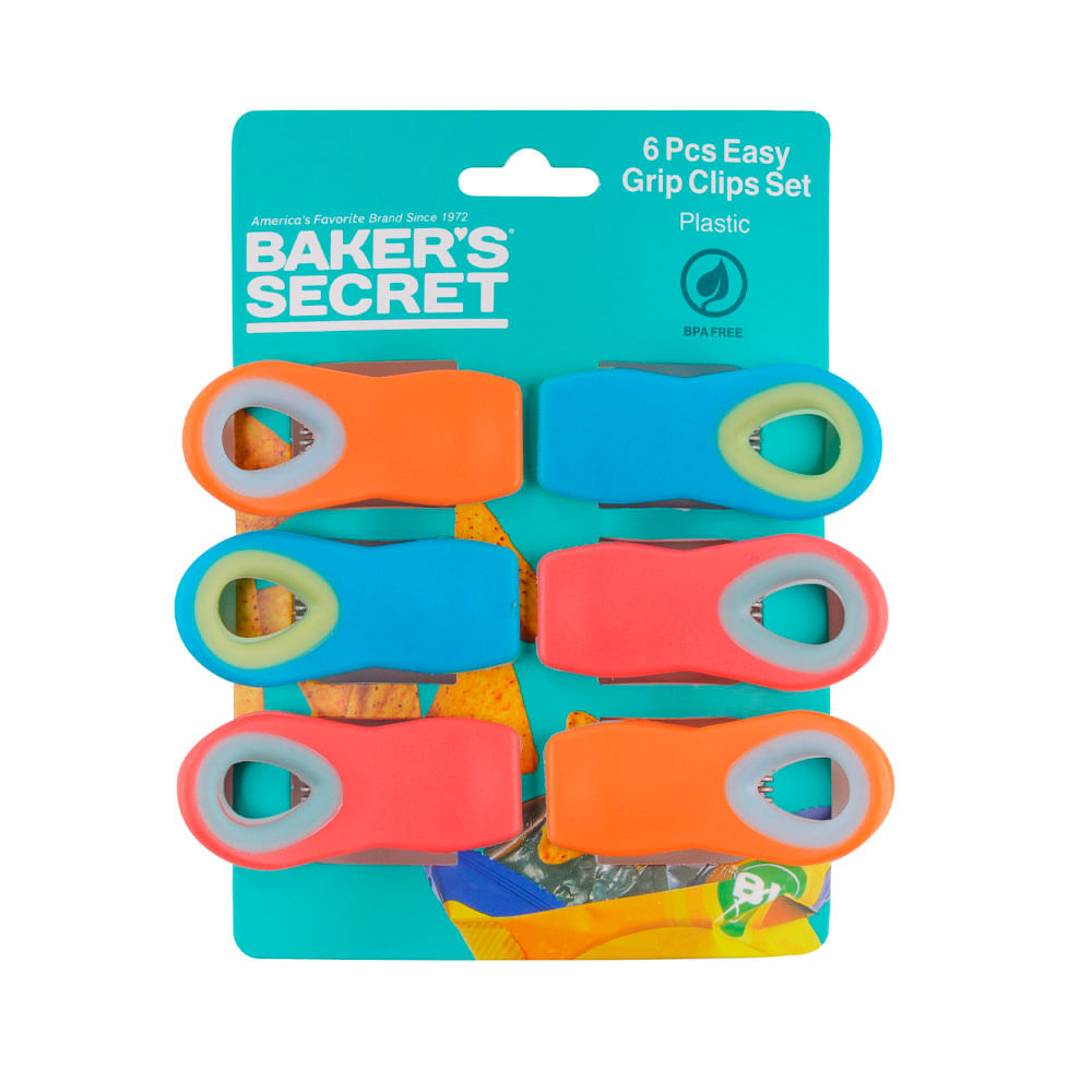 Clip Set 6 Piezas Baker Secret