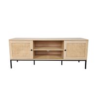 Rack Tv M+Design Rattan con Metal Bali 150x39.7x58cm Rattan