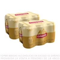 Sixpack x2 Cerveza Cusqueña Dorada Lata 355ml