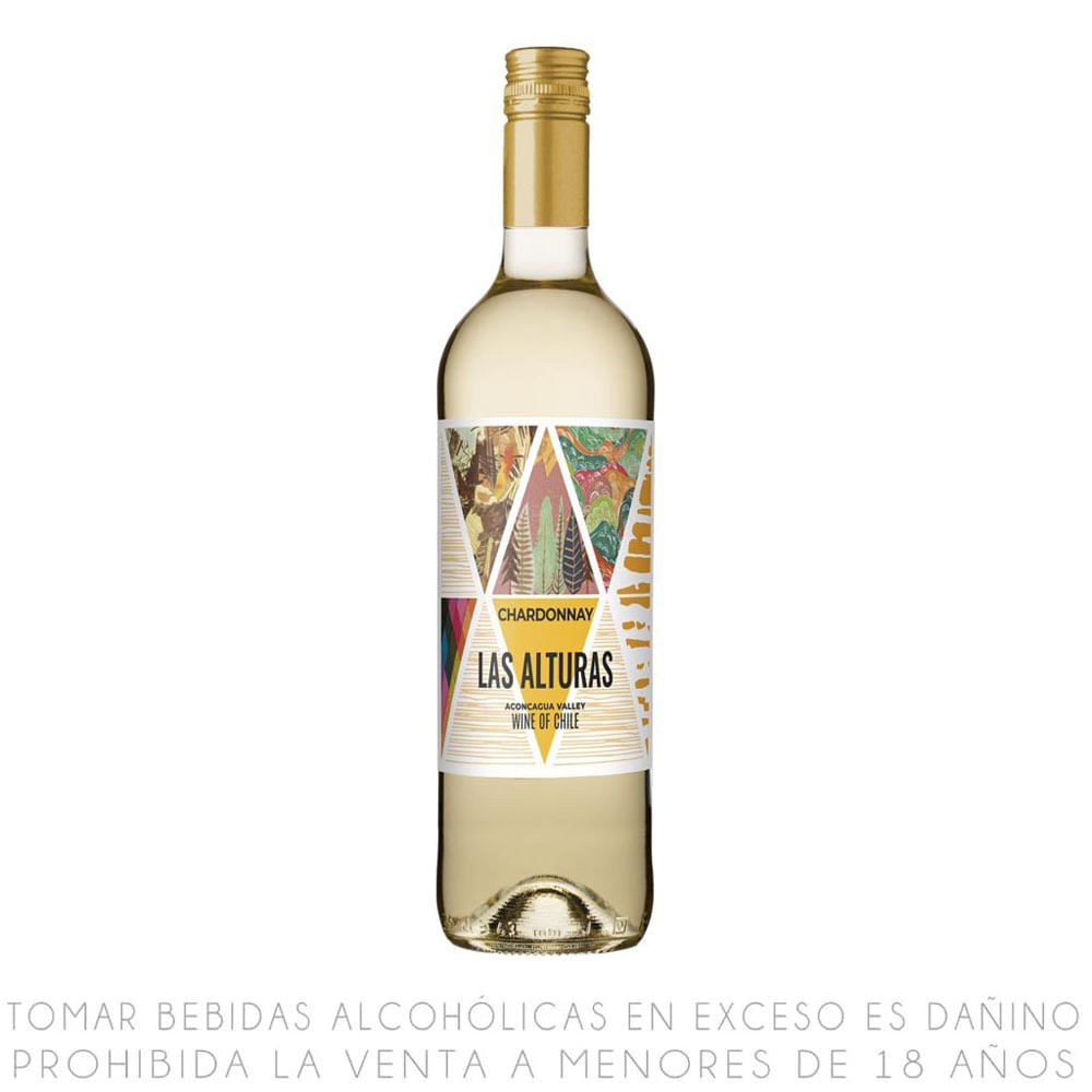 Vino Blanco Sauvignon Blanc Las Alturas Botella 750ml