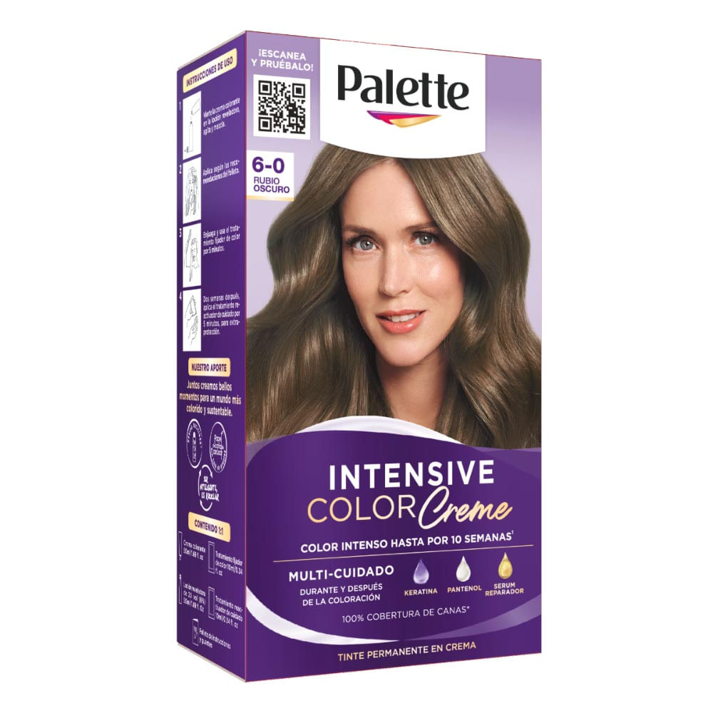 Tinte de Cabello Palette Intensive Color Creme 6-0 Rubio Oscuro