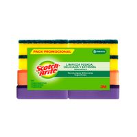 Pack Scotch Brite Esponjas 8un: Limpieza Pesada + Cero Rayas + Extrema