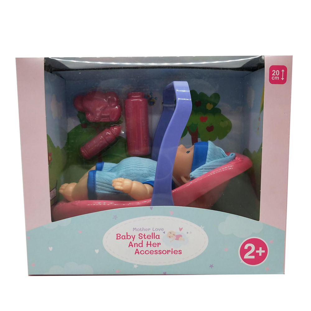 Bebé Mother Love con accesorios al aire libre
