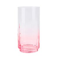 Vaso Krea Lineas Fondo Rosa 500ml