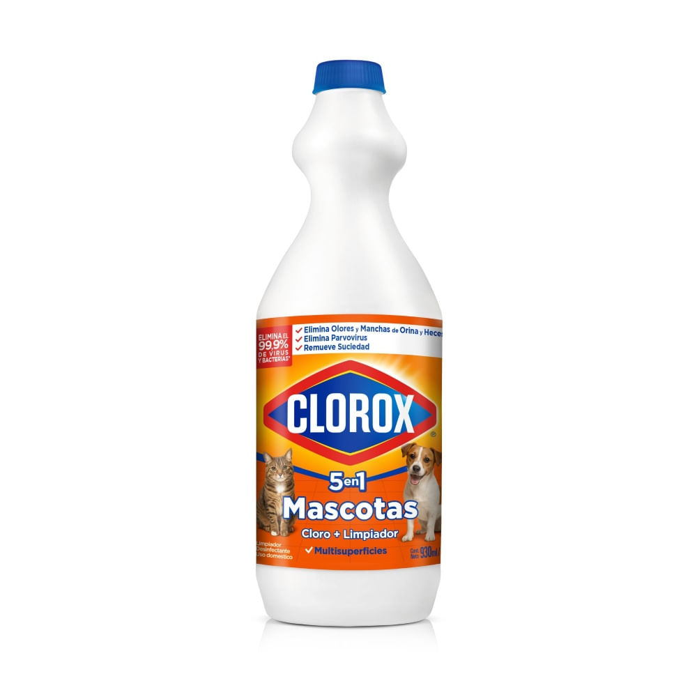 Limpiador Desinfectante Clorox Mascotas 930ml