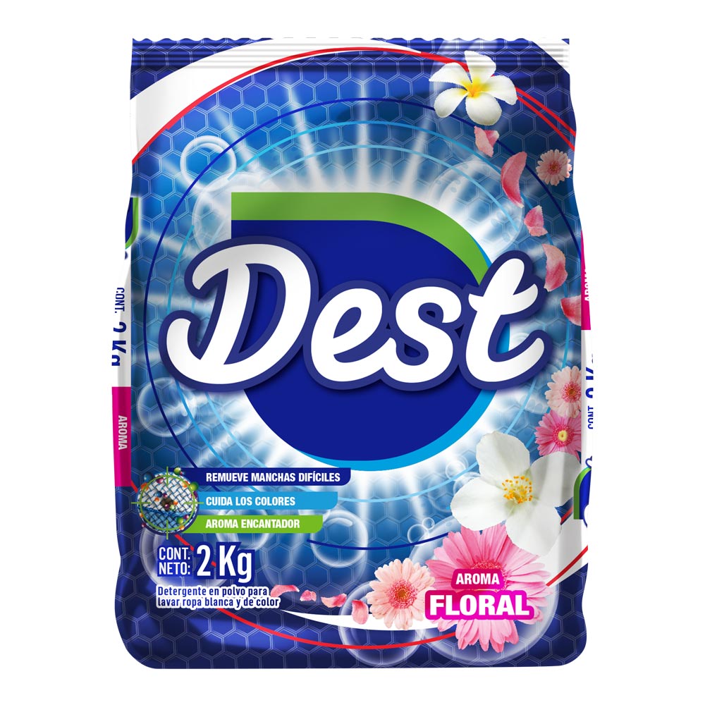 Detergente en Polvo Dest Floral 2kg