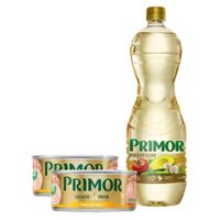 Pack Primor: Aceite Vegetal Premium 900ml + Filete de Atún en Aceite 2un