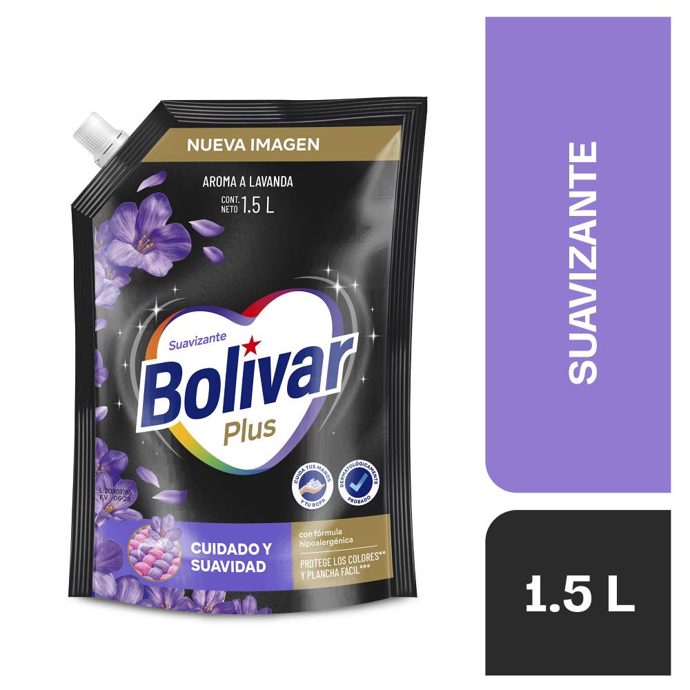 Suavizante Bolívar Plus Lavanda 1.5L