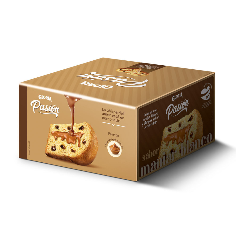 Panetón Gloria Pasión Sabor Manjarblanco Caja 500g