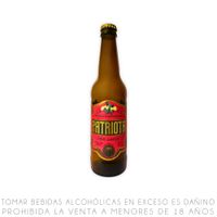 Cerveza Artesanal Patriota Red Lager Botella 355ml