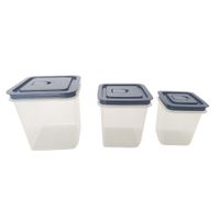 Set Canister Krea Herméticos Cuadrados