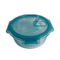 Contenedor Krea Hermético Vidrio Redondo 0.6L
